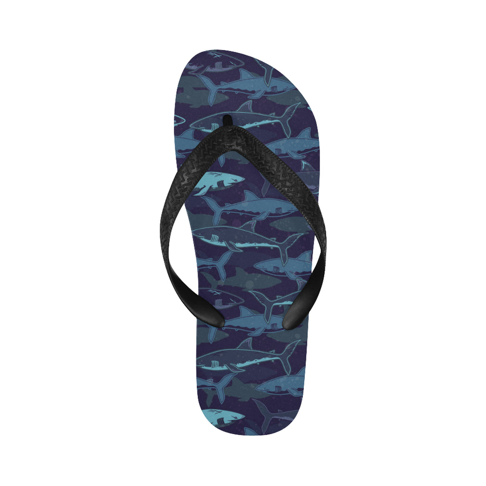 Shark pattern Unisex Flip Flops