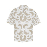Cool gold moon abstract pattern Men's All Over Print Hawaiian Shirt
