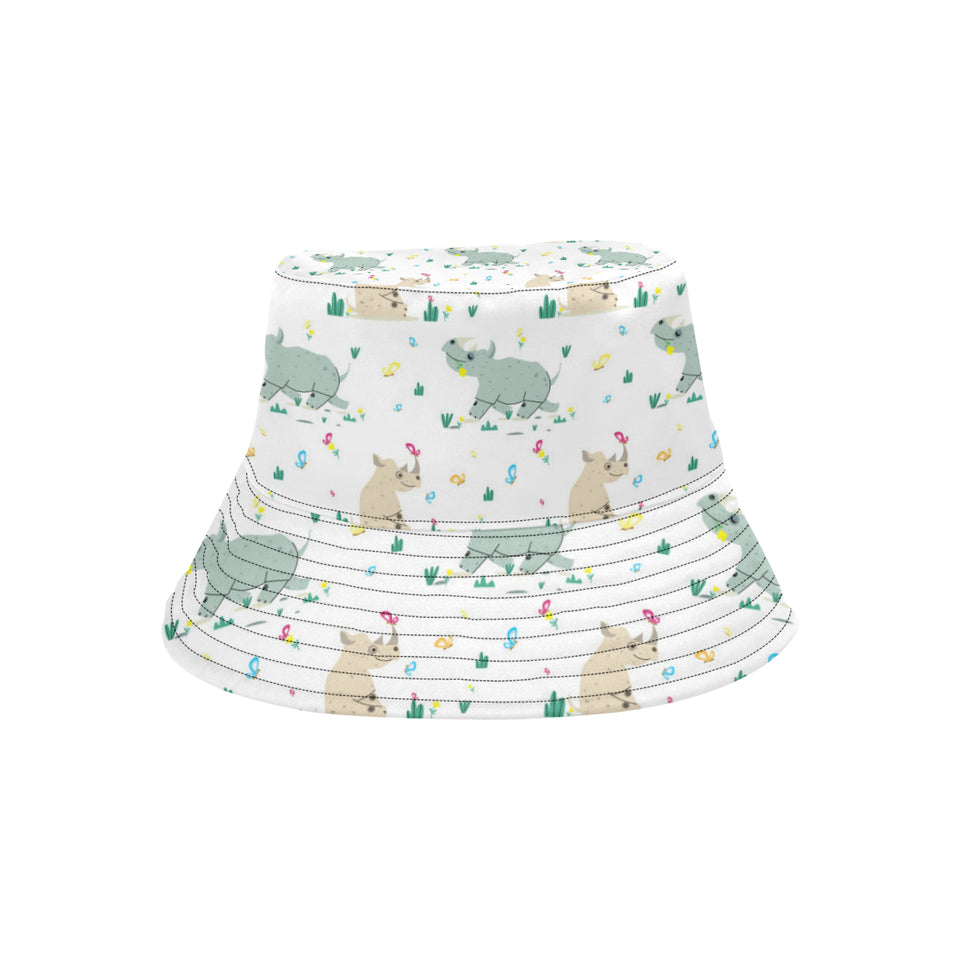 Cute Rhino pattern Unisex Bucket Hat