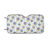 Snail Pattern Print Design 05 Car Sun Shade