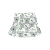 Hand drawn Koala leaves pattern Unisex Bucket Hat