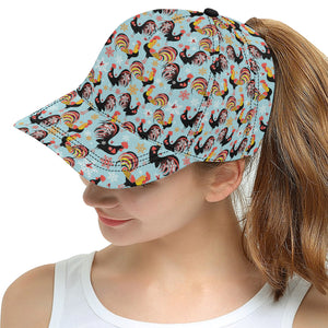 Rooster chicken cock snowfalke All Over Print Snapback Cap