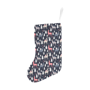 Deers Winter Christmas pattern Christmas Stocking
