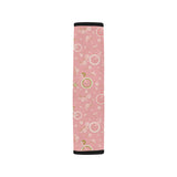 Bicycle Pattern Print Design 02 Car Seat Belt Cover