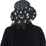 Moon star pattern Unisex Bucket Hat
