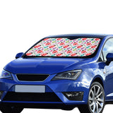 Ladybug Pattern Print Design 03 Car Sun Shade