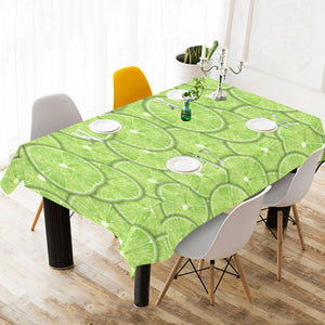Slices of Lime pattern Tablecloth