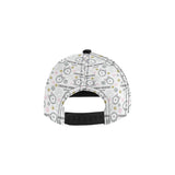 Siberian Husky design pattern All Over Print Snapback Cap