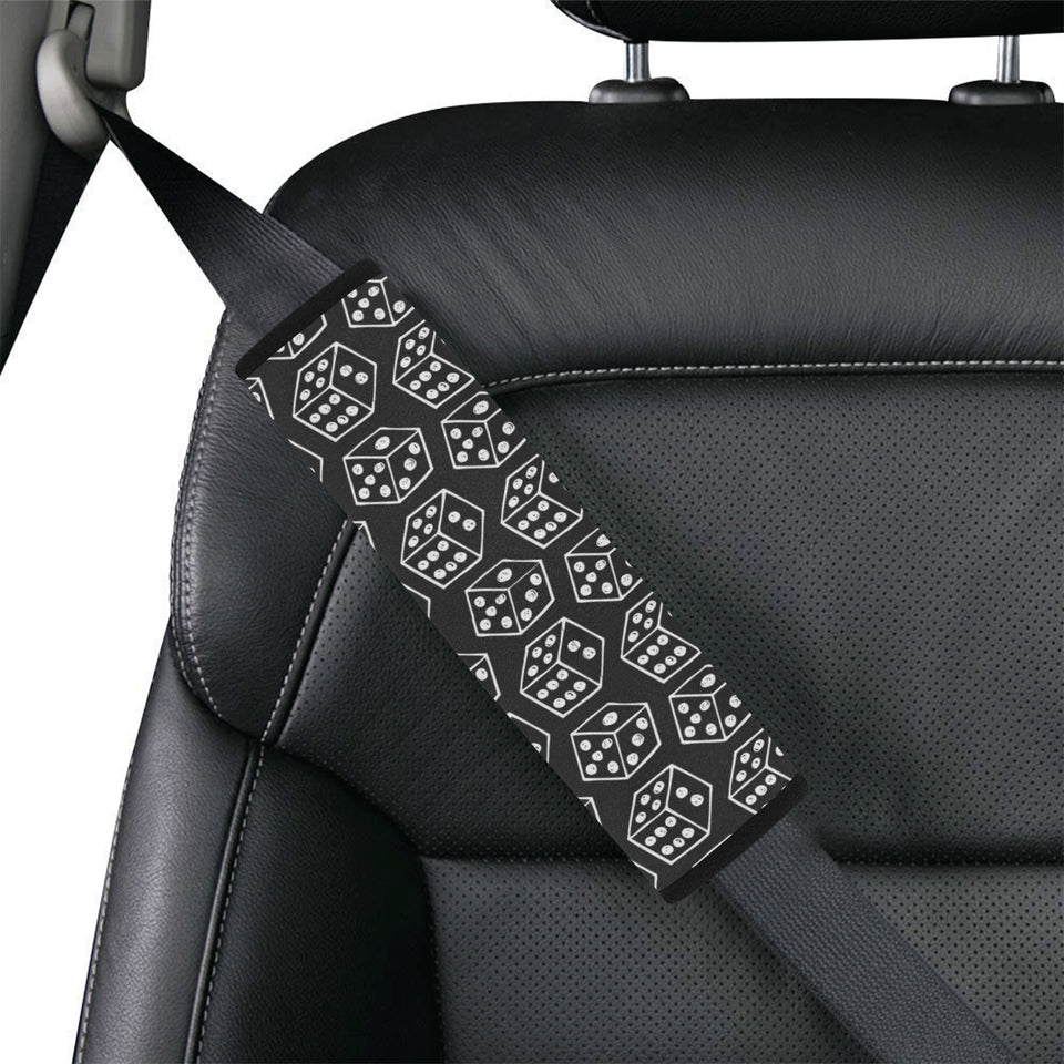 Dice Pattern Print Design 01 Car Seat Belt Cover