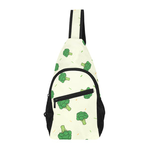 Broccoli pattern All Over Print Chest Bag
