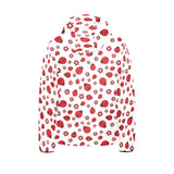 Ladybug Pattern Print Design 04 Kids' Boys' Girls' Padded Hooded Jacket