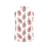 papaya pattern Women's Padded Vest
