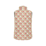 English Bulldog Pattern Print Design 05 Women's Padded Vest