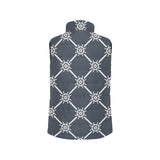 nautical steering wheel rope pattern Women's Padded Vest