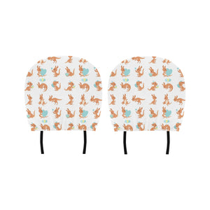 Cute Kangaroo pattern Car Headrest Cover