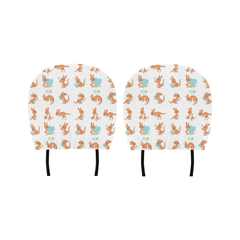 Cute Kangaroo pattern Car Headrest Cover