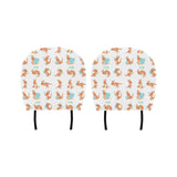 Cute Kangaroo pattern Car Headrest Cover