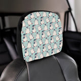 Cute Penguin pattern Car Headrest Cover