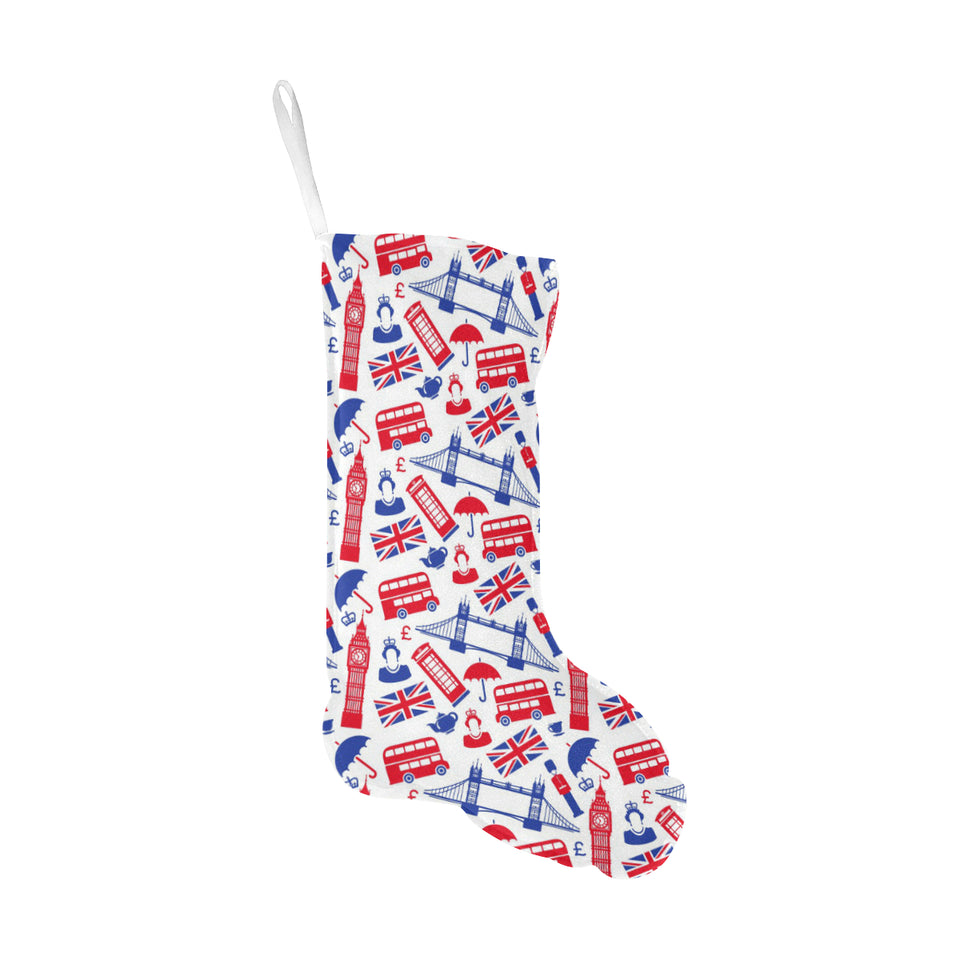 British Pattern Print Design 01 Christmas Stocking