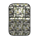 Canabis Marijuana Weed Pattern Print Design 05 Car Seat Back Organizer