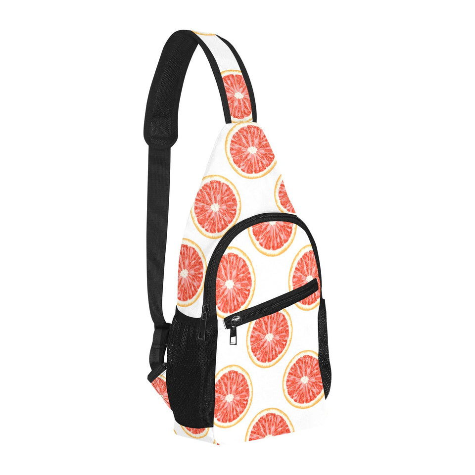 Grapefruit pattern All Over Print Chest Bag