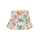 Clock butterfly pattern Unisex Bucket Hat