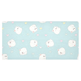 White cute hamsters heart pattern Tablecloth