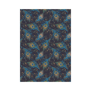 Beautiful peacock feather pattern House Flag Garden Flag