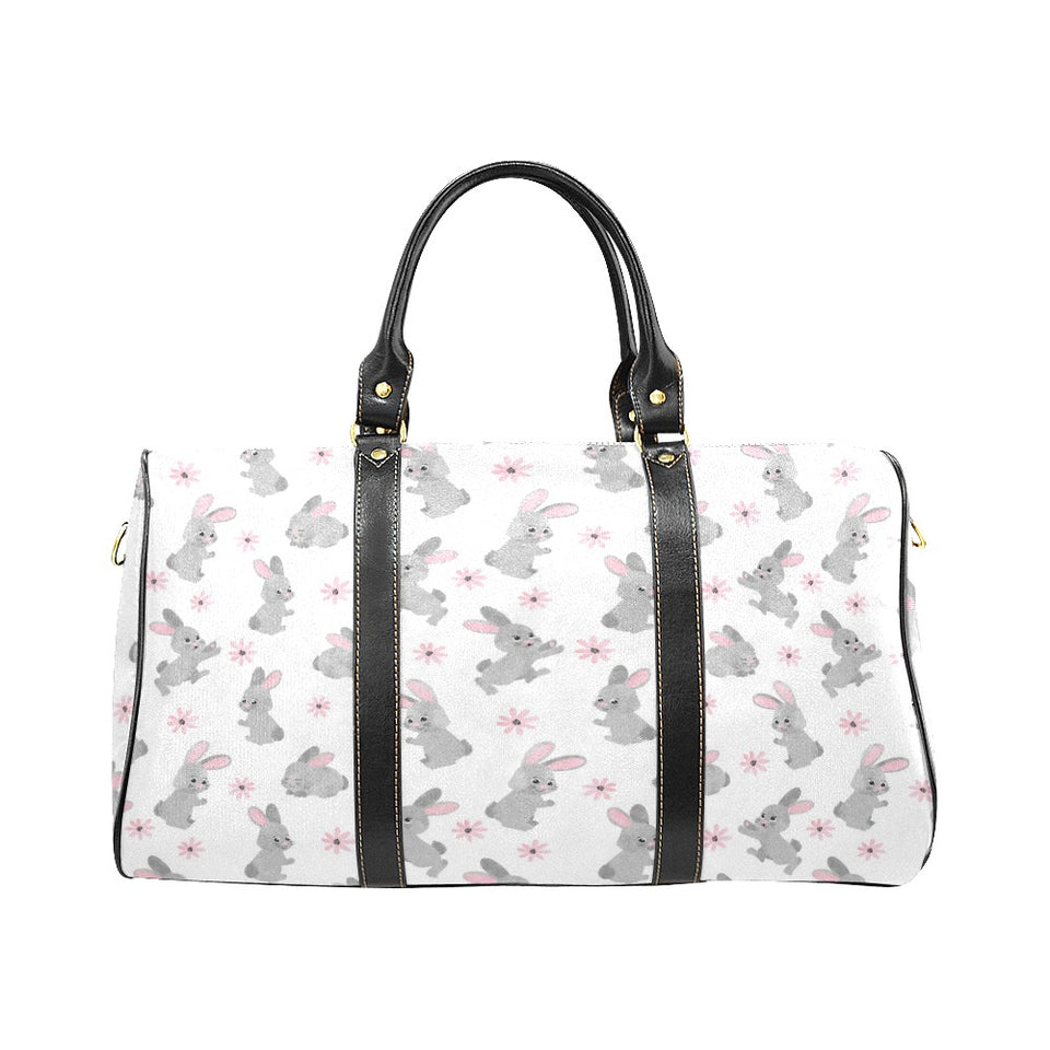 Watercolor cute rabbit pattern Travel Bag