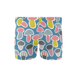 Colorful mushroom design pattern Men's Swimming Trunks