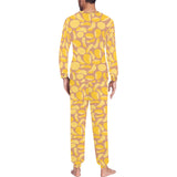 Potato Chips Pattern Print Design 01 Men's All Over Print Pajama