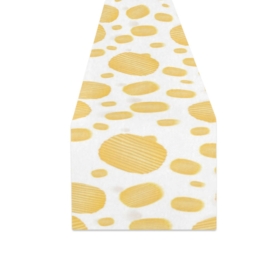 Potato Chips Pattern Print Design 03 Table Runner