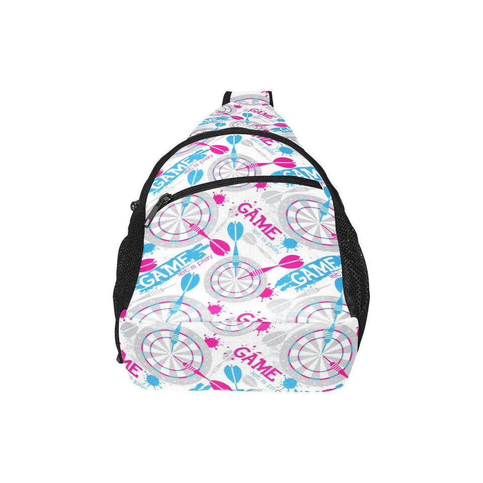 Darts Pattern Print Design 01 All Over Print Chest Bag