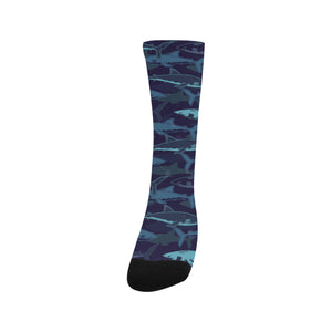 Shark pattern Crew Socks
