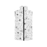 Spider web cobweb pattern Women's Padded Vest