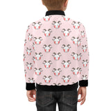 Cute goat pattern Kids' Boys' Girls' Bomber Jacket