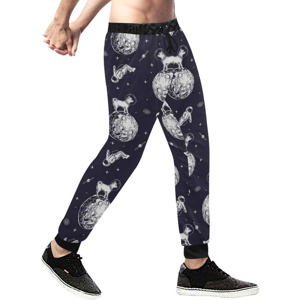 Chihuahua space helmet. astronaut pattern Unisex Casual Sweatpants