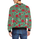 Tomato design pattern Men's Crew Neck Sweatshirt