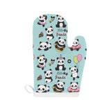 Cute baby panda pattern Heat Resistant Oven Mitts