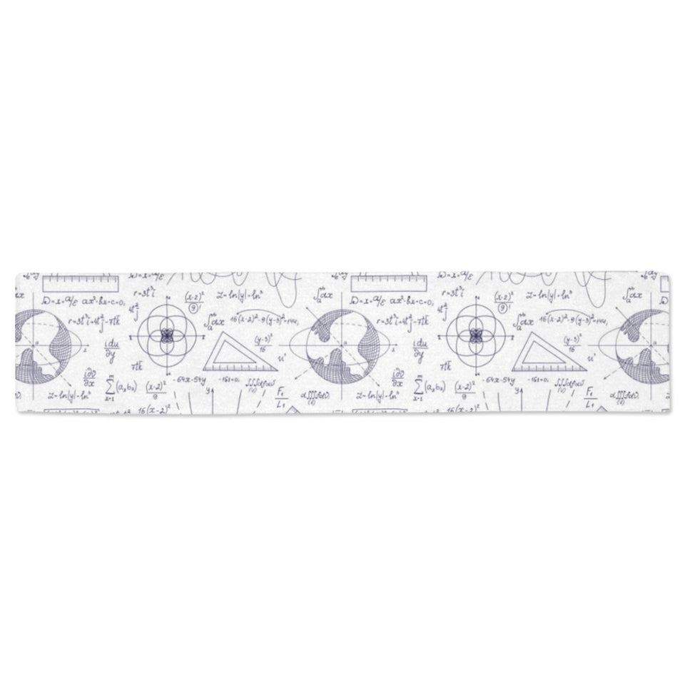 Math Pattern Print Design 03 Table Runner