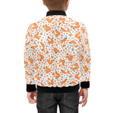 Squirrel Pattern Print Design 05 Kids' Boys' Girls' Bomber Jacket