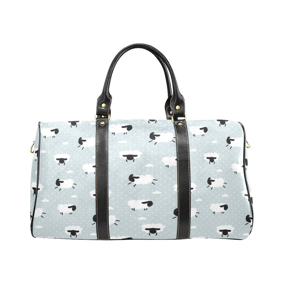 Sheep polka dot cloud pattern Travel Bag