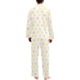 Horseshoes Pattern Print Design 02 Men's Long Pajama Set