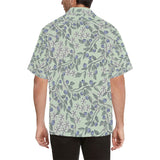 hand drawn blueberry pattern Men's All Over Print Hawaiian Shirt