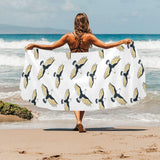 Eagle Pattern Print Design 03 Beach Towel