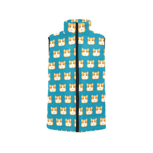 Guinea Pig Pattern Print Design 03 Men's Padded Vest