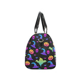 Colorful halloween background Travel Bag