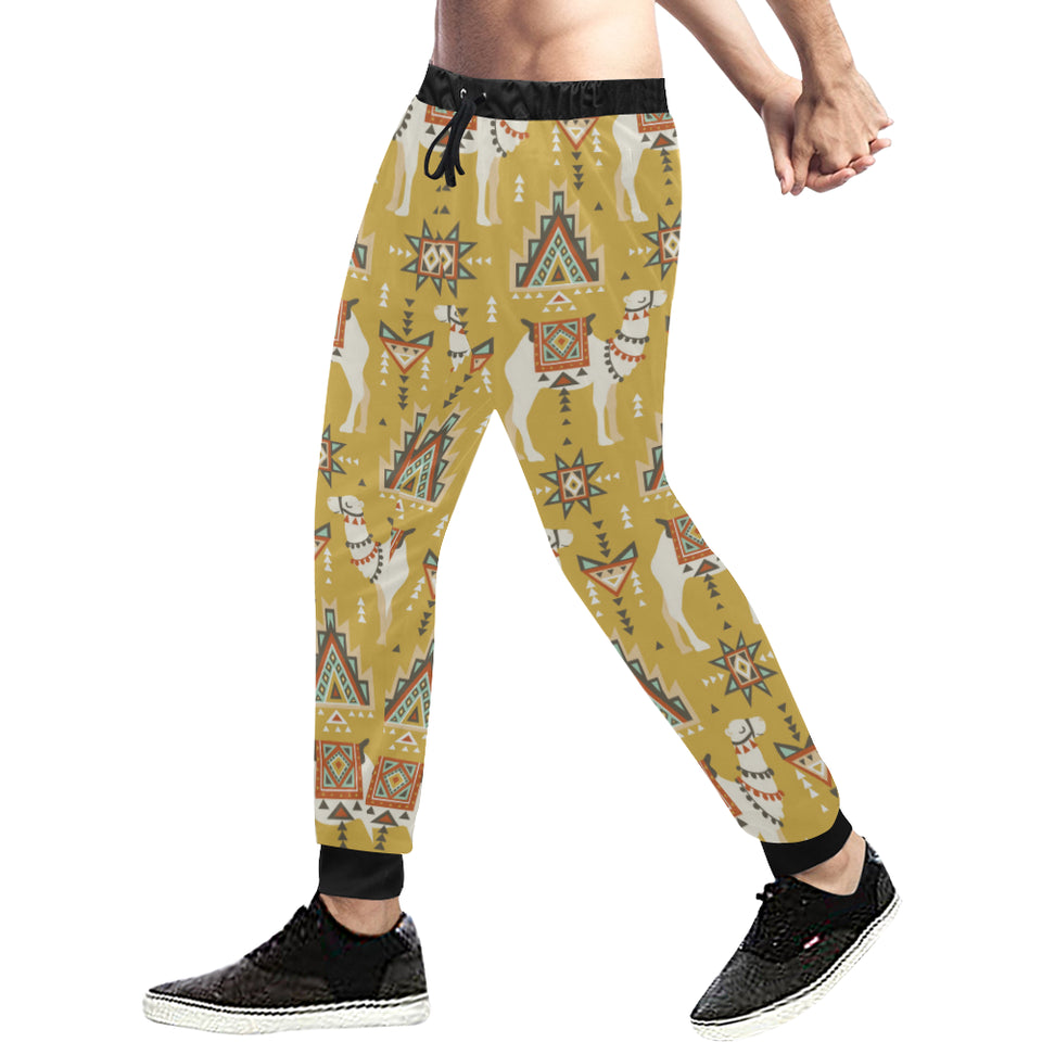 Camels ethnic motif pattern Unisex Casual Sweatpants