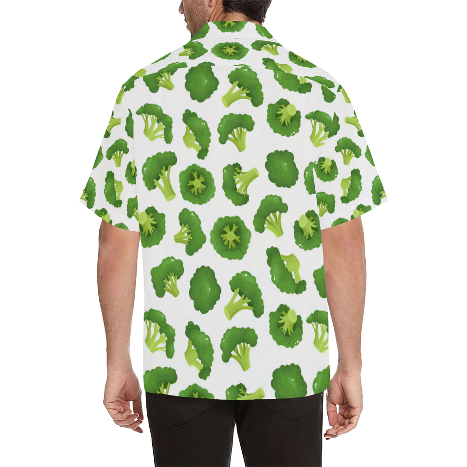 Cute broccoli pattern Men's All Over Print Hawaiian Shirt