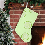 Cucumber pattern Christmas Stocking